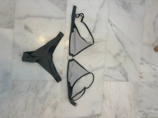 Bikini Verde-gris Shein Talla S