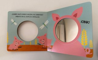 0-3. Libro infantil animales granja. Cartón NUEVO