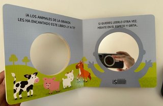 0-3. Libro infantil animales granja. Cartón NUEVO