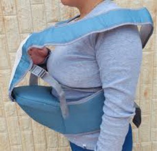 Portabebés ergonómico azul
