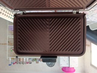 Plancha Grill Eléctrica Magefesa Vintage Roja