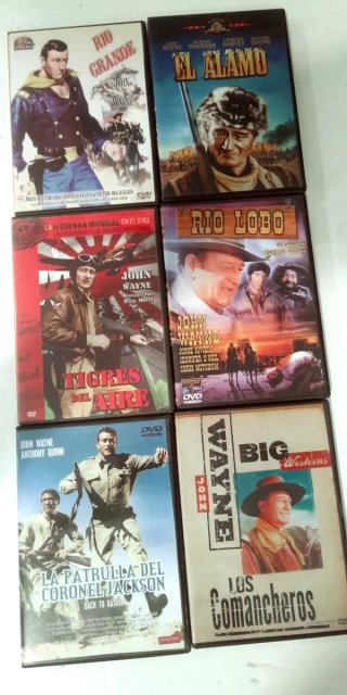 Lote John Wayne 29 películas DVD