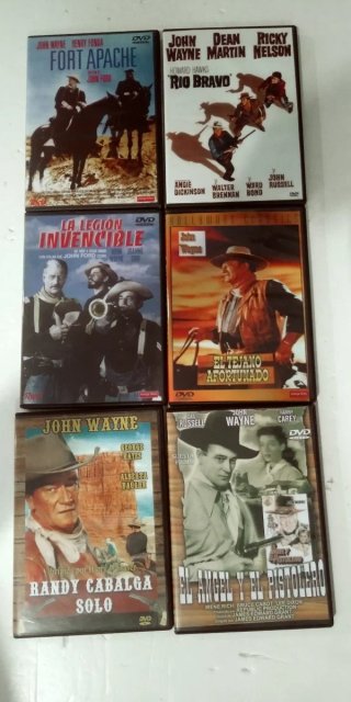 Lote John Wayne 29 películas DVD