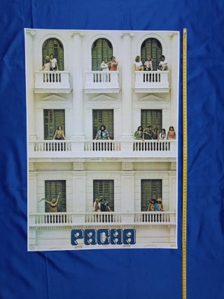 IBIZA. DISCO PACHÁ. CARTEL