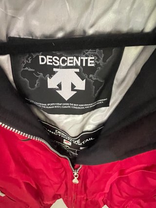 Chaqueta Descente esquí mujer T42 roja