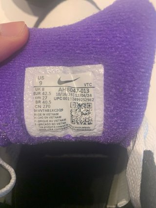 Nike Air Span II Morado Blanco Talla 42,5 US 9