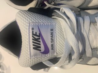 Nike Air Span II Morado Blanco Talla 42,5 US 9