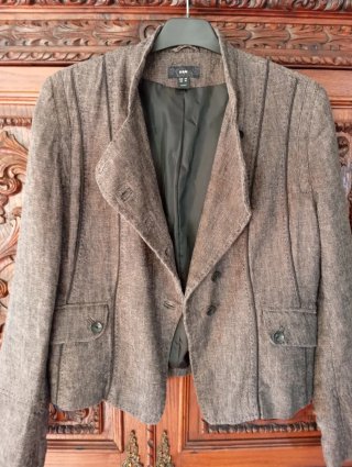 Blazer H&M castanho tamanho XXL