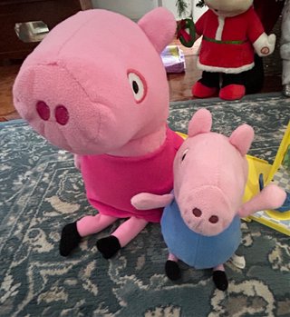 Casa Peppa Pig con coche y muñecos