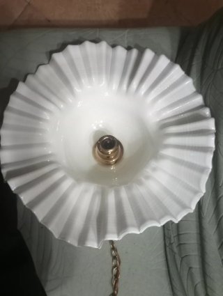 Lampadario anni '60 vintage in vetro di Murano