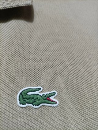 Polo Lacoste Beige Talla L