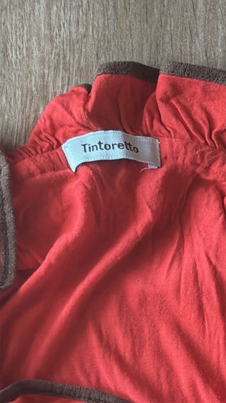 Vestido Tintoreto Talla 36 color coral
