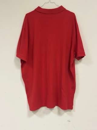Polo Kappa Vintage Y2K Rojo Oversize Bordado Talla
