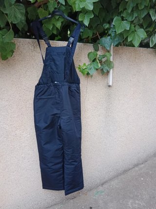 Pantalón de peto azul mujer