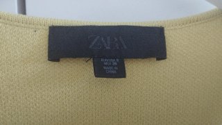 Vestido amarillo Zara Talla S