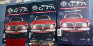 Lote Alfa Romeo Fascículos/Carpeta/Logo/Giulia GTA