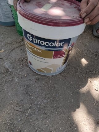 Lote 50 cubos pintura Revisal elástico 14L