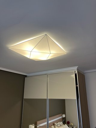 Plafón Techo 4x27 Tela 58x58cm