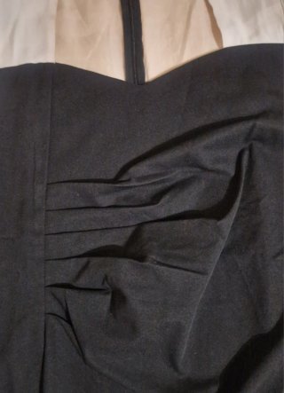 Vestito donna elegante nero e bianco
