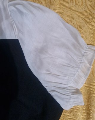 Vestito donna elegante nero e bianco