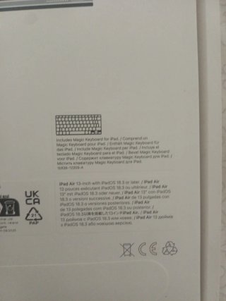Teclado Magic iPad Apple Negro