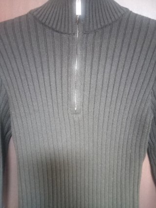 Vestido Bershka punto negro T S sin estrenar