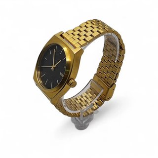 RELOJ NIXON MINIMAL ESFERA NEGRA CORREA DORADA