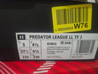 Zapatillas Adidas Predator Fútbol Talla 37.5