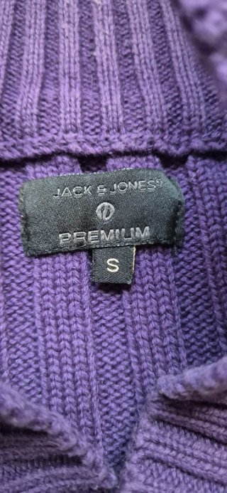Jersey Jack & Jones Morado Manga Larga