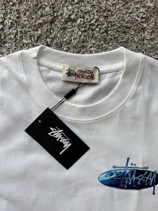 T-shirt Stüssy Branca Tamanho S