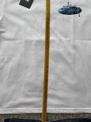 T-shirt Stüssy Branca Tamanho S