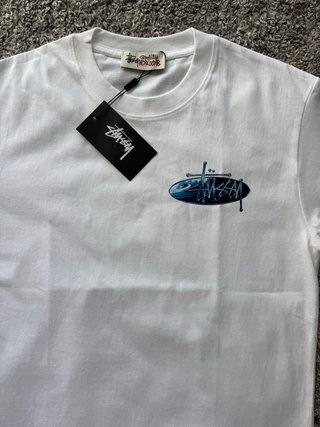 T-shirt Stüssy Branca Tamanho S