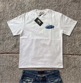 T-shirt Stüssy Branca Tamanho S