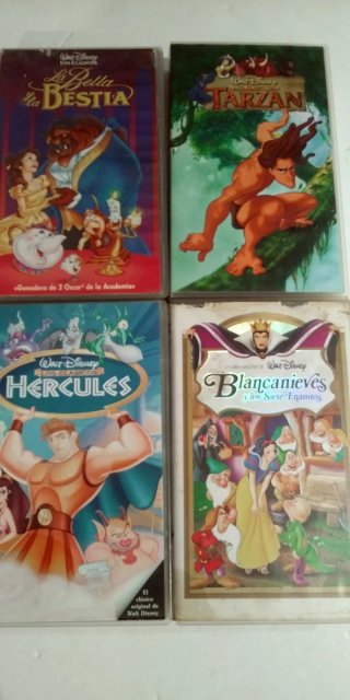 Lote 18 Películas VHS Disney Clásicos Español