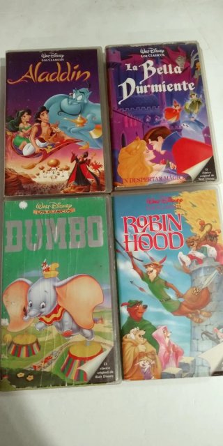 Lote 18 Películas VHS Disney Clásicos Español