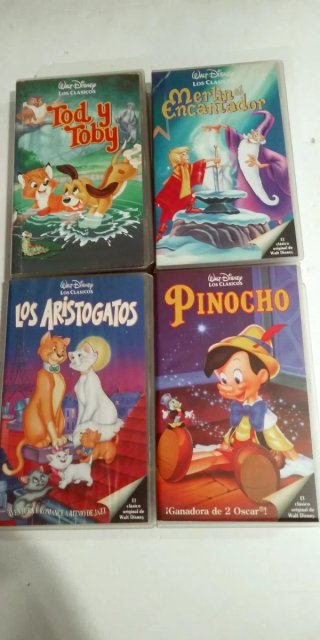 Lote 18 Películas VHS Disney Clásicos Español