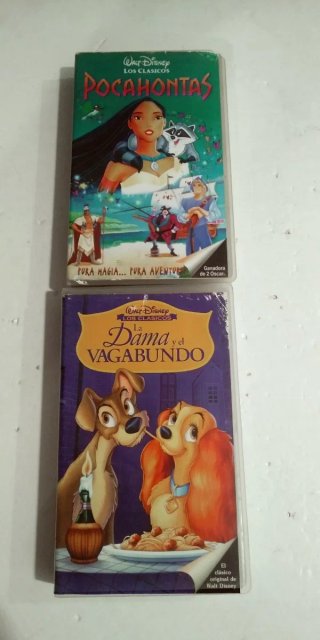 Lote 18 Películas VHS Disney Clásicos Español