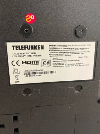 Televisor Telefunken 32 con mando