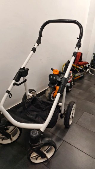 Carrito Bebé Venicci Pure 2 en 1 Rosa