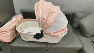 Carrito Bebé Venicci Pure 2 en 1 Rosa