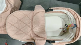 Carrito Bebé Venicci Pure 2 en 1 Rosa