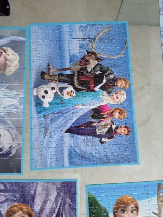 Pack 4 Puzzles Frozen Educa