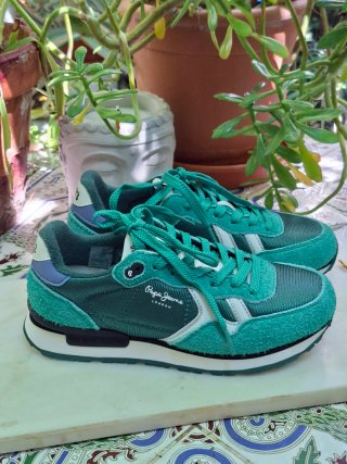 Zapatillas Pepe Jeans Verdes y Turquesa