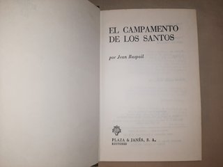 EL CAMPAMENTO DE LOS SANTOS PRIMERA EDICION 1975