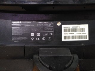 Philips 22 Monitor Negro