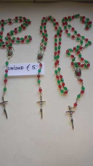 Rosario San Judas Verde y Rojo