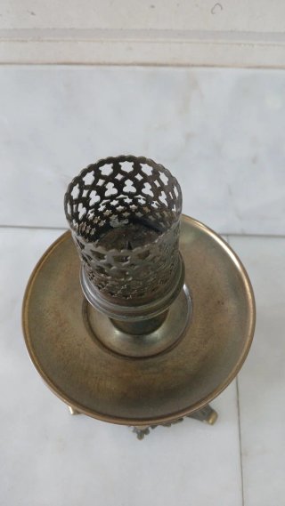 Castiçal Antigo Base Bronze