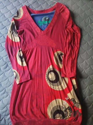 Vestido Desigual Multicolor Talla L