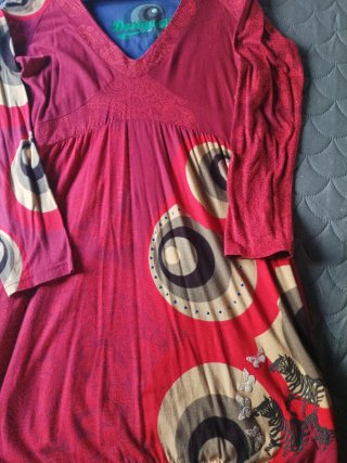 Vestido Desigual Multicolor Talla L