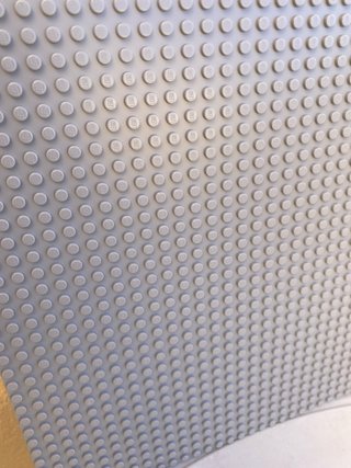 Base flessibile per costruzioni Lego grigia